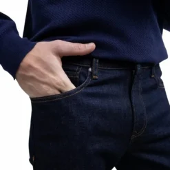 Harcour - Pantalon casual homme Jimmer brut Marine Online