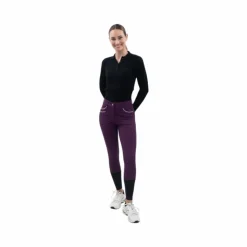 Harcour - Pantalon d'équitation femme Jaltika figue Violet Discount