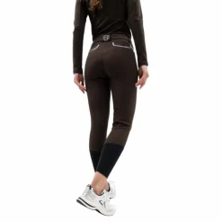 Sale Harcour - Pantalon d'équitation polaire femme Jaipur cacao Marron