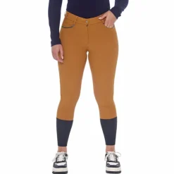 Harcour - Pantalon d'équitation femme Boogie golden yellow Jaune
