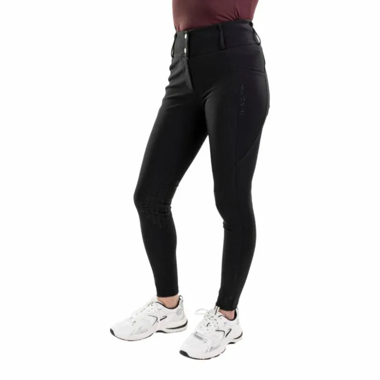 Harcour - Pantalon d'équitation femme Luce Noir Hot