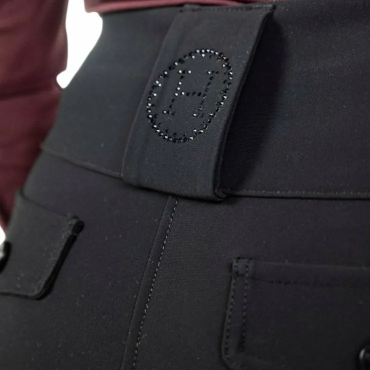 Harcour - Pantalon d'équitation femme Luce Noir Hot