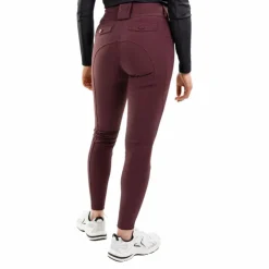 Harcour - Pantalon d'équitation femme Luce aubergine Bordeaux Clearance