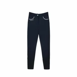 Harcour - Pantalon d'équitation polaire femme Jaipur Noir New