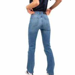 Harcour - Pantalon en jean femme Flare Juvo denim Marine Hot