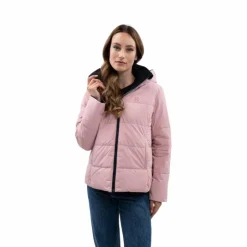 Harcour - Parka courte réversible femme Adele / pivoine Marine Hot