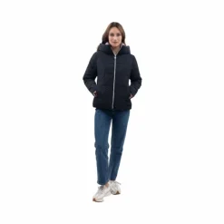 Harcour - Parka courte réversible femme Adele / pivoine Marine Hot
