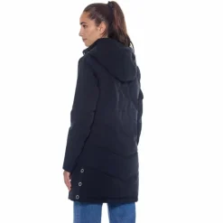 Harcour - Parka longue femme Pich Noir Clearance