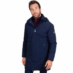Harcour - Parka longue homme Robertol Marine New
