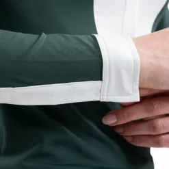 Hot Harcour - Polo de concours manches longues femme Stella jungle Vert