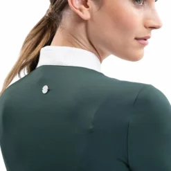 Hot Harcour - Polo de concours manches longues femme Stella jungle Vert