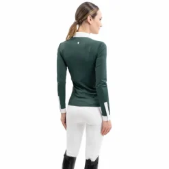 Hot Harcour - Polo de concours manches longues femme Stella jungle Vert