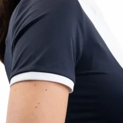 Harcour - Polo de concours manches courtes femme Shine Marine Discount