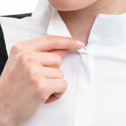 Hot Harcour - Polo de concours manches longues femme Coco Noir