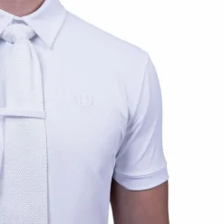 Harcour - Polo de concours manches courtes homme Preston Blanc Sale