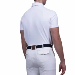 Harcour - Polo de concours manches courtes homme Preston Blanc Sale
