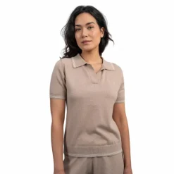 Sale Harcour - Polo femme Shark latte Marron