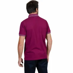 Harcour - Polo manches courtes homme Pampelonne violine Violet Best