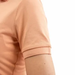 Harcour - Polo manches courtes femme Popsy abricot Orange Discount