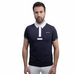 Outlet Harcour - Polo manches courtes homme Crystallo Marine