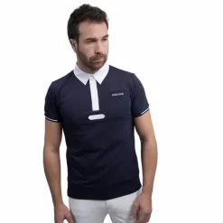 Outlet Harcour - Polo manches courtes homme Crystallo Marine