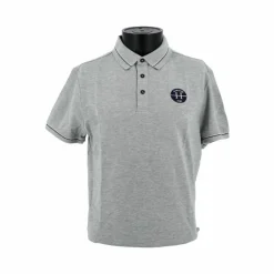 Harcour - Polo manches courtes homme Poker Gris