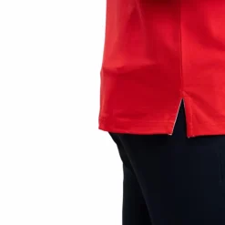 New Harcour - Polo manches courtes homme Swiss Equestrian Friends Dranse Rouge