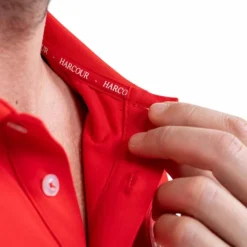 New Harcour - Polo manches courtes homme Swiss Equestrian Friends Dranse Rouge