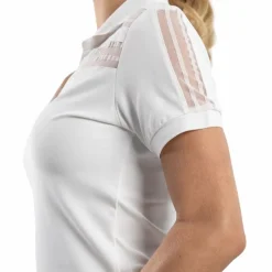 Discount Harcour - Polo manches courtes femme Punch Blanc