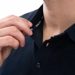 Harcour - Polo manches longues homme Malik Marine Outlet