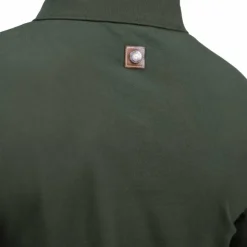 Outlet Harcour - Polo manches longues homme Pablo kaki Vert