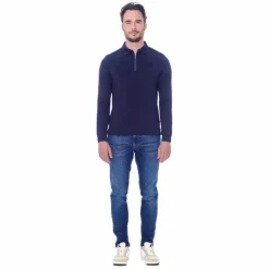 Outlet Harcour - Polo manches longues homme Pico Marine