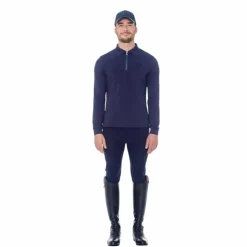 Outlet Harcour - Polo manches longues homme Pico Marine