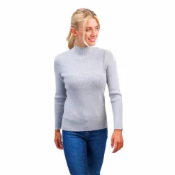 Harcour - Pull femme Swambi mélangé Gris Outlet