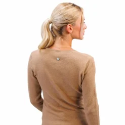 Clearance Harcour - Pull femme Toulon camel Orange