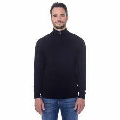 Harcour - Pull manches longues homme Parmo Noir Online