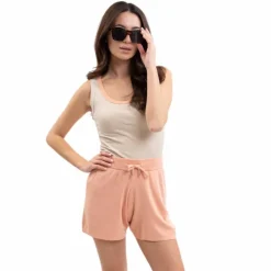 Harcour - Short femme Saya abricot Orange Hot