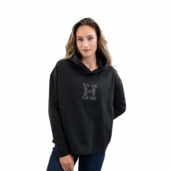 Harcour - Sweat à capuche femme Almyra Noir Online