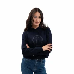Harcour - Sweat en maille femme Aurelia Marine