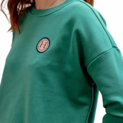 Harcour - Sweat manches longues femme Santana emerald green Vert