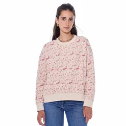 Harcour - Sweat manches longues femme Sirius jouy Rose Hot