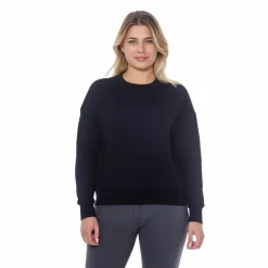 Harcour - Sweat manches longues femme Sirius Noir Sale