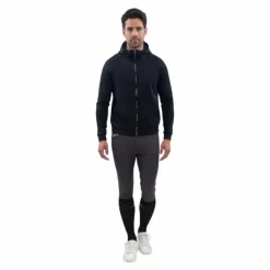 Outlet Harcour - Sweat technique zippé homme Aron Noir