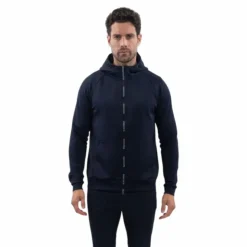 Harcour - Sweat technique zippé homme Aron Marine New
