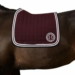 Harcour - Tapis de dressage Soft aubergine Bordeaux Discount
