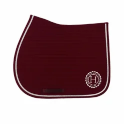 Discount Harcour - Tapis de selle Karembar aubergine Bordeaux