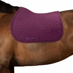 Harcour - Tapis de selle Saphir figue Violet New