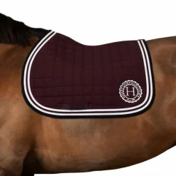 Harcour - Tapis de selle Soft aubergine Bordeaux Outlet