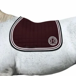 Harcour - Tapis de selle Soft aubergine Bordeaux Outlet