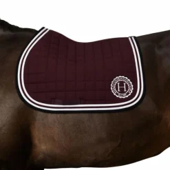 Harcour - Tapis de selle Soft aubergine Bordeaux Outlet